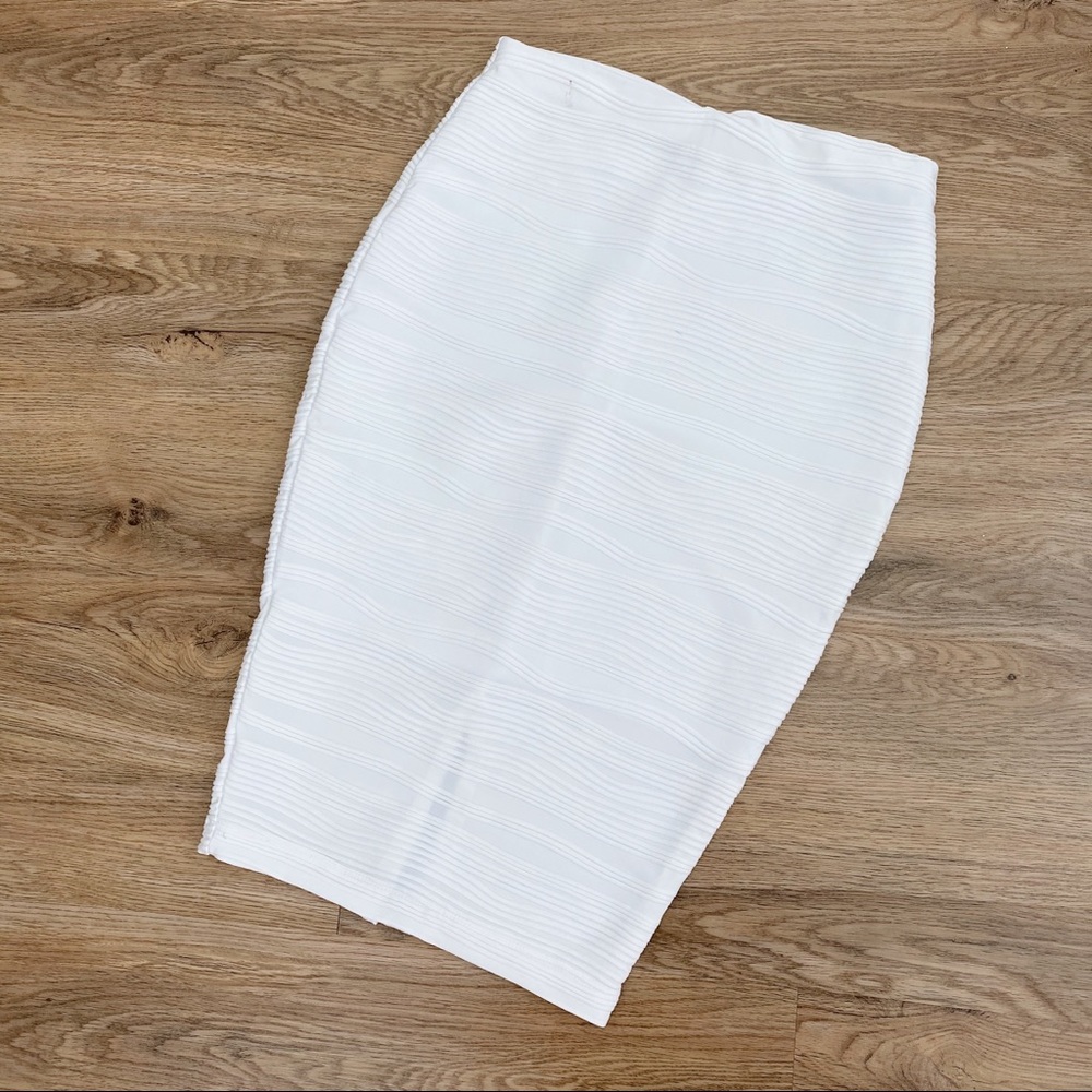 White Midi Skirt